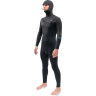 Гидрокостюм DAKINE MEN'S MISSION CHEST ZIP HOODED 4/3mm Black Размер XXL DK21M43HMZ (0604565433503)