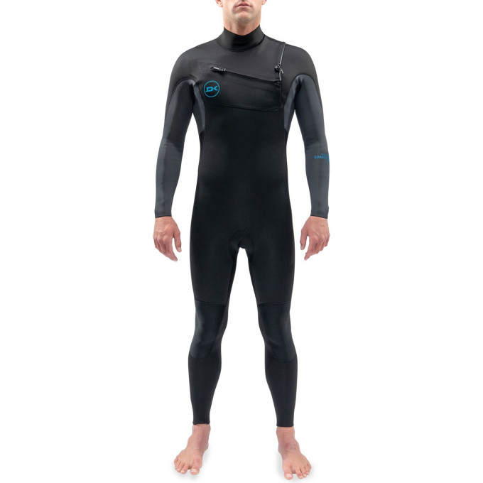 Гидрокостюм DAKINE MEN'S QUANTUM CHEST ZIP FULL SUIT 3/2mm Black/Grey Размер L DK21M32QZ (0604565434999)